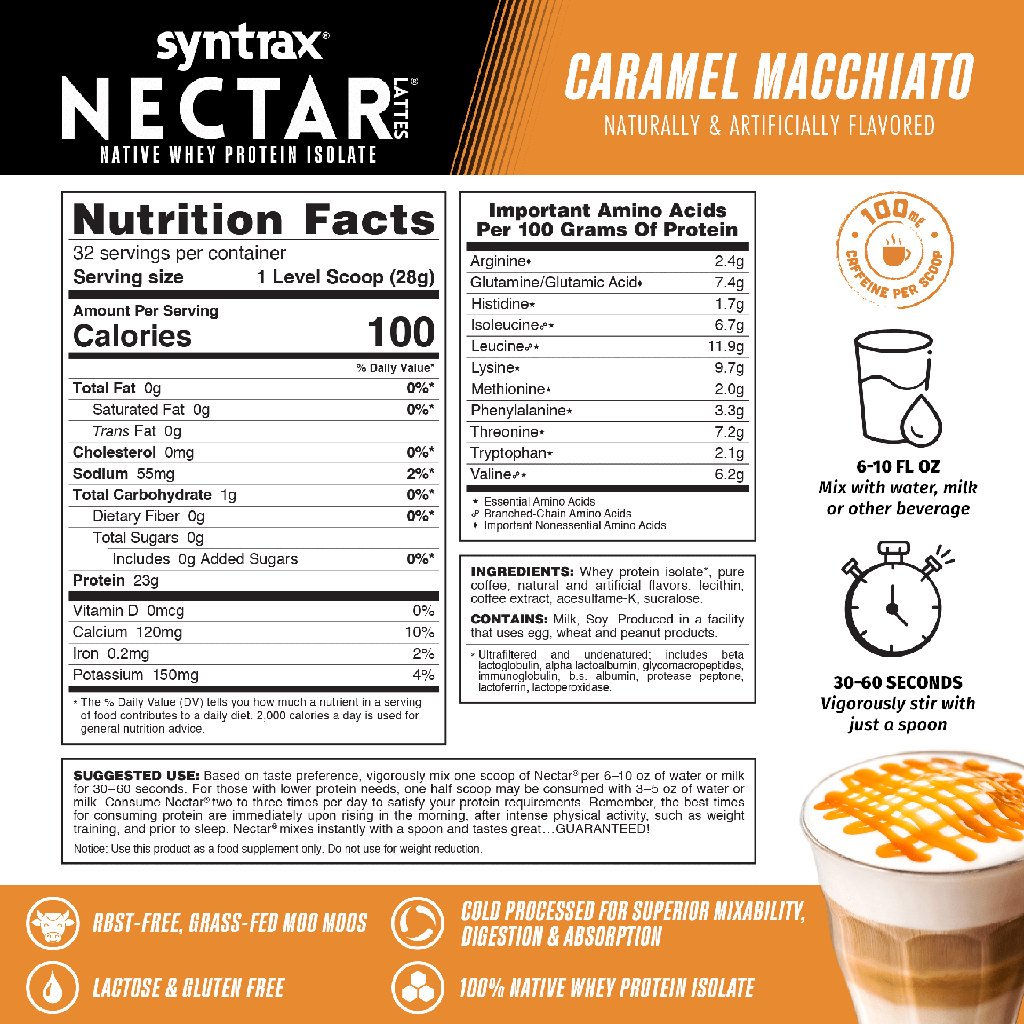 Nutrition Facts Nectar Lattes Caramel Macchiato2.png